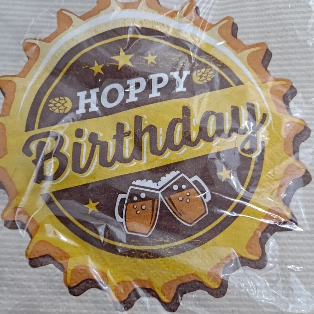 Hoppy Birthday Beer Napkins Party Ale yeah cheers and beers 16 count